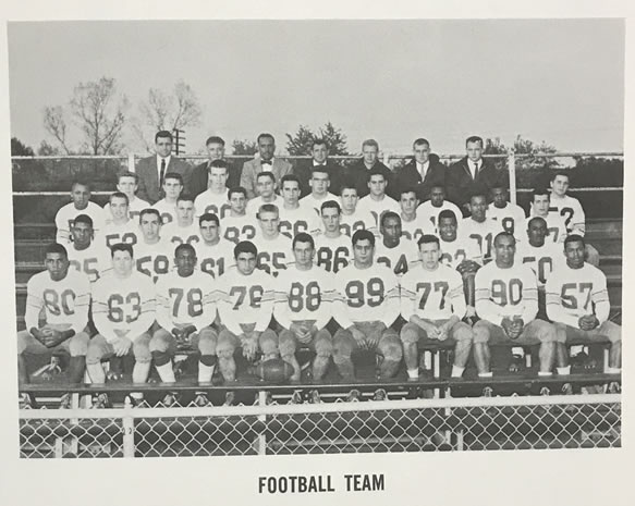 William Harris HHS 1960 Football Team num 90